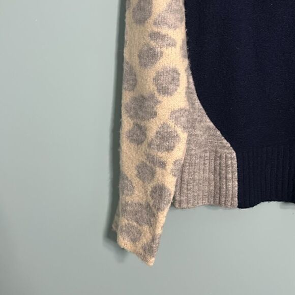 CENTRAL PARK WEST Crocker Colorblock Turtleneck Sweater - Picture 3 of 9